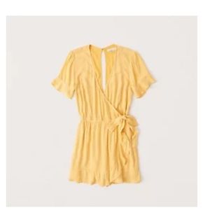 Abercrombie Yellow Romper